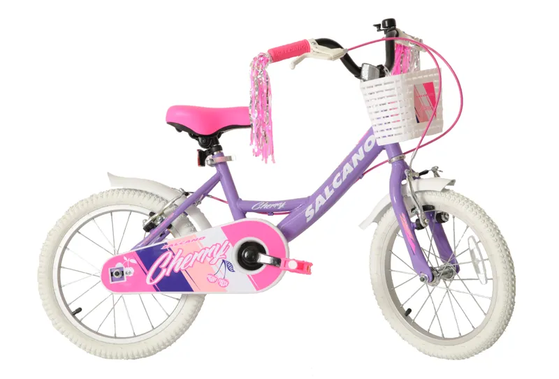 Salcano Cherry 16 Inch Wheel Kids Bike Lilac-1